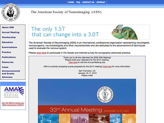 Visit The American Society of Neuroimaging's website