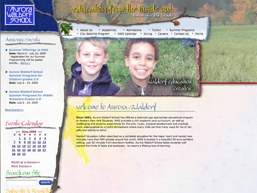 Visit Aurora Waldorf School's website