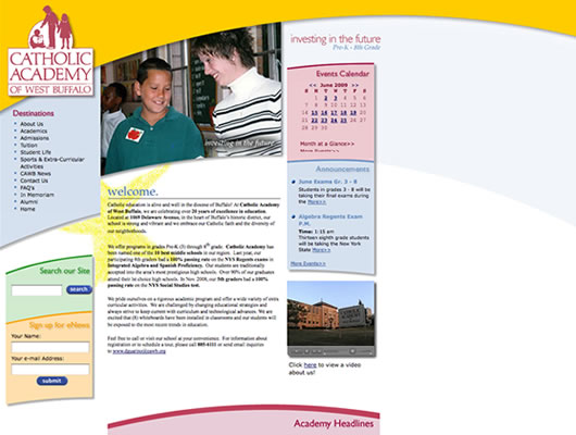Visit Catholic Academy of West Buffalo's website