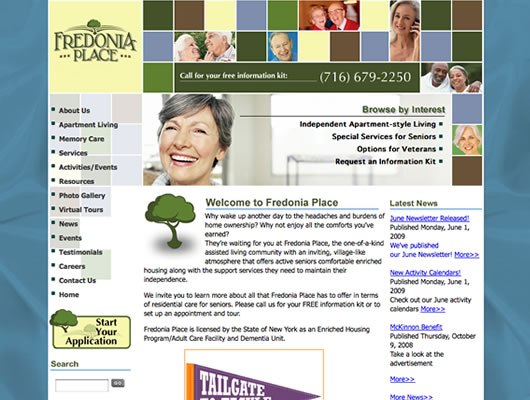 Visit Fredonia Place's website