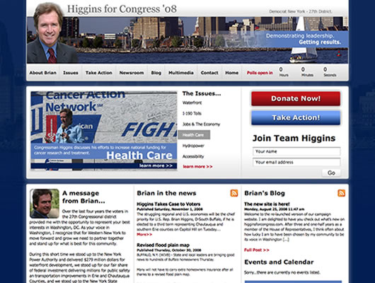 Visit Higgins for Congress's website