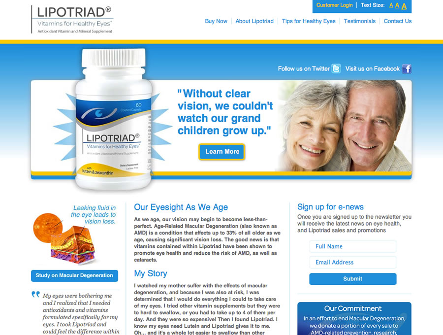 Visit Lipotriad LLC's website