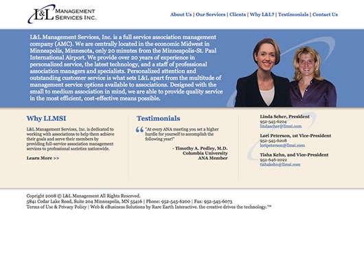 Visit L&L Management Services Inc.'s website