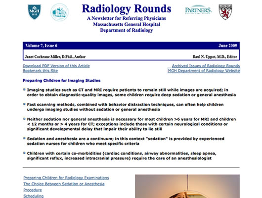 Visit Massachusetts General Hospital Radiology Rounds's website
