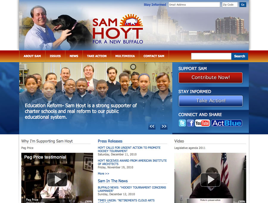 Visit Citizens for Sam Hoyt's website