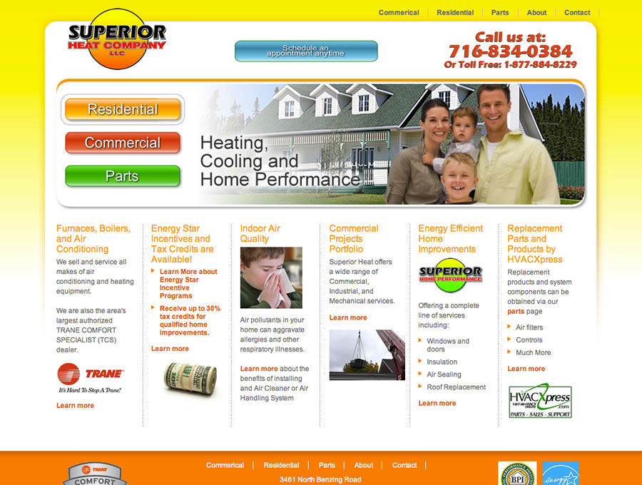Visit Superior Heat's website