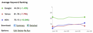 Search Engine Optimization Rankings