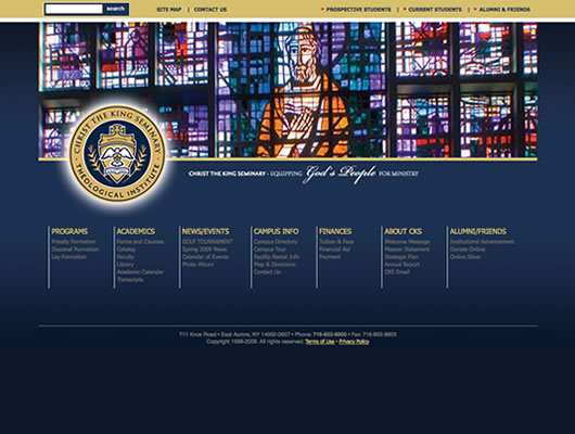 Visit Christ the King Seminary's website